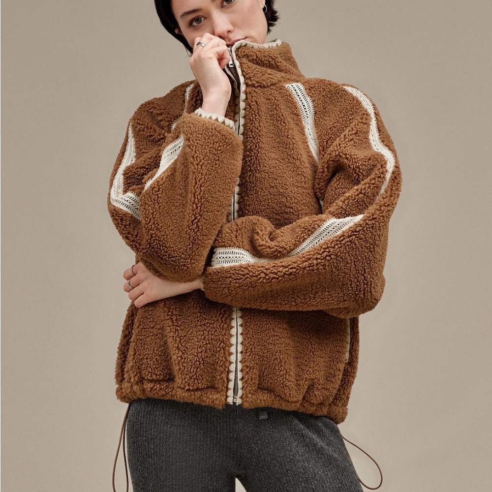 UGG Women's Nikia Crochet Fluff Jacket - Picture 2 of 8